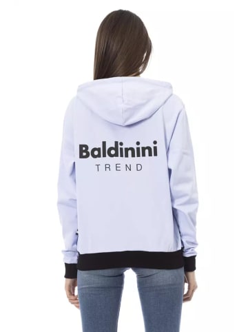 Baldinini Trend Lila Baumwolle Damen Pullover mit verstellbar Kapuze