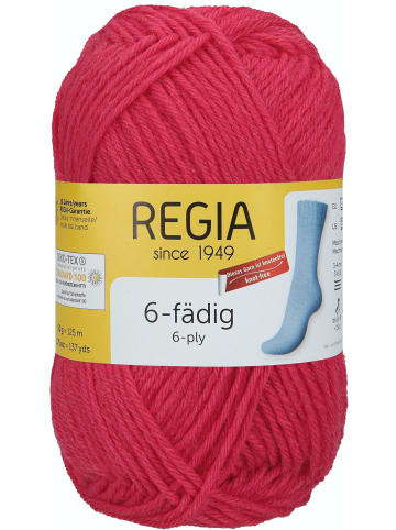 Regia Handstrickgarne 6-fädig Uni, 50g in Azalee