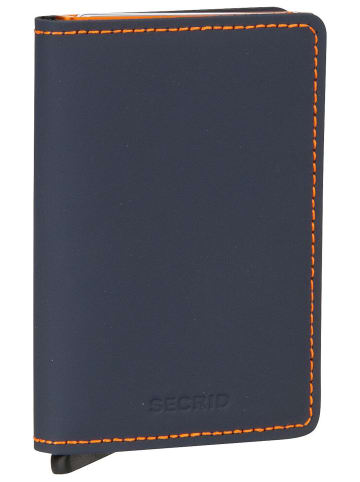 Secrid Geldbörse Slimwallet Matte in Night Blue-Orange