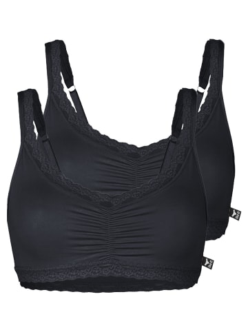 Like It 2er Pack Soft BH in schwarz