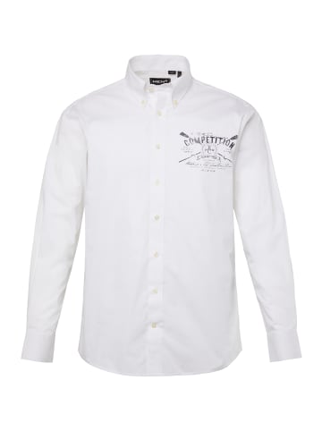 Men Plus Hemd in schneeweiß