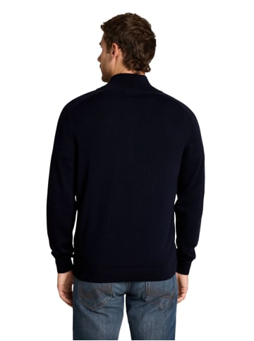 Tom Tailor Strickjacke BASIC ZIP JACKET KNIT in Blau