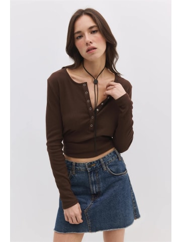 NO MATTER WHAT Blouse in Grau