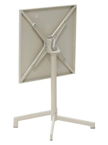 ebuy24 Cafetisch Adam Sandfarben 60 x 60 cm