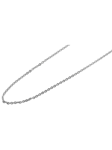 Adeliás Unisex Halskette – Ankerkette aus Edelstahl 80 cm in silber