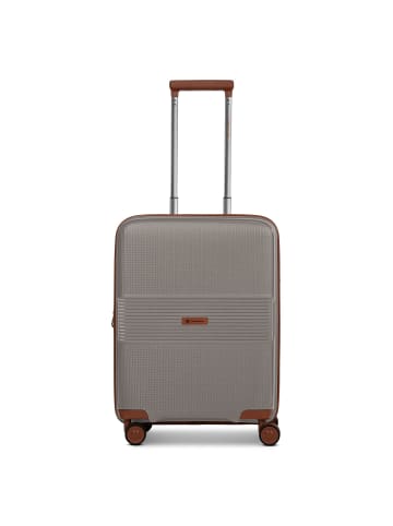 Farmhood Eco Edition 02 4 Rollen Kabinentrolley 55 cm mit Dehnfalte in cappuccino