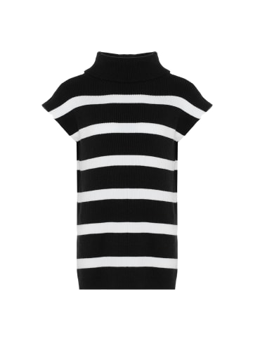 DreiMaster Maritim Women Sweater in Schwarz Wollweiss