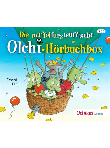 Oetinger Media Die muffelfurzteuflische Olchi-Hörbuchbox | Enthält drei Hörbücher für Kinder...