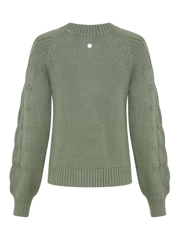 Tamaris Strickpullover in salbei mélange