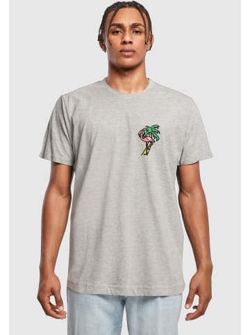Mister Tee Mister Tee Herren Flamingo T-Shirt Round Neck in heather grey