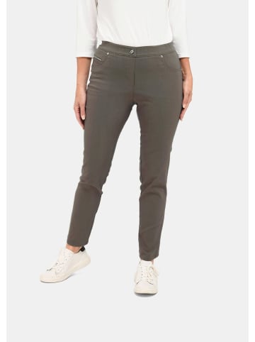 GOLDNER Schmutzabweisende Super-Stretch-Schlupfhose Louisa in khaki