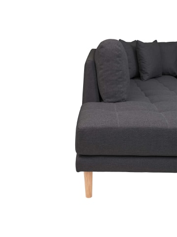 ebuy24 U-Sofa Lido Grau 370 x 220 cm