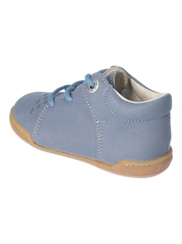 PEPINO Lauflern Schnürstiefel Kaltfutter Barfußschuhe in blau