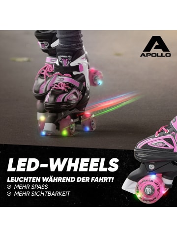 Apollo Rollschuh " Super Quads X-Pro " in Pink