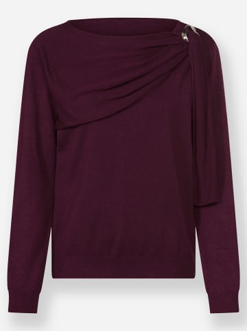 WITT WEIDEN Feinstrickpullover in burgund