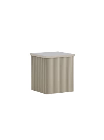 ebuy24 Beistelltisch Lenox Beige 40 x 40 cm