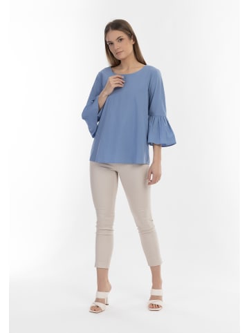 VINAJA Women Baumwollbluse in Blau