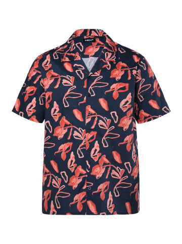 Men Plus Hemd in navy blau