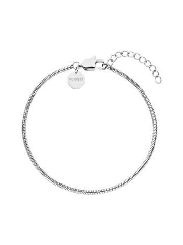 PURELEI Schlangenkettenarmband Sleekness in Silber