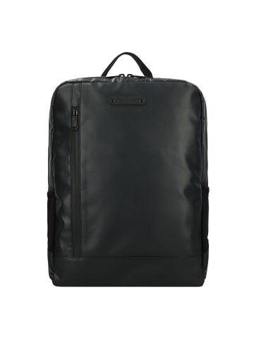 Greenburry Upcycled Tarpaulin Daypack 39.5 cm Laptopfach in black