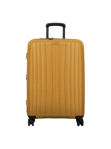 Enais 4 Rollen Trolley 66 cm mit Dehnfalte yellow
