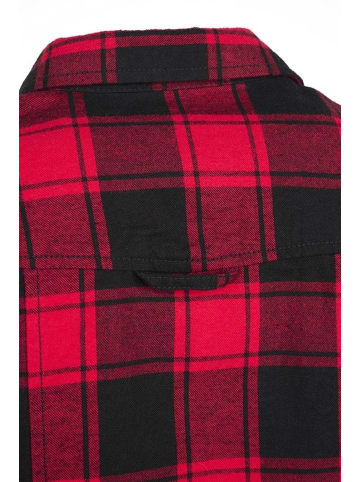 Brandit Minikleid "Women Lucy Longshirt Long Sleeve" in Rot