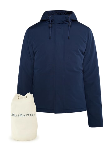 DreiMaster Klassik Anorak + Shopping Bag - Set in Nachtblau