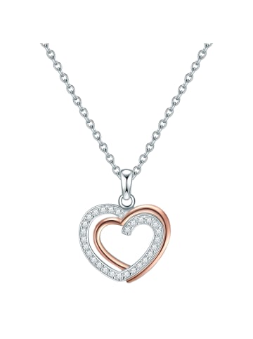 Rafaela Donata Halskette Herz Sterling Silber Zirkonia in silber