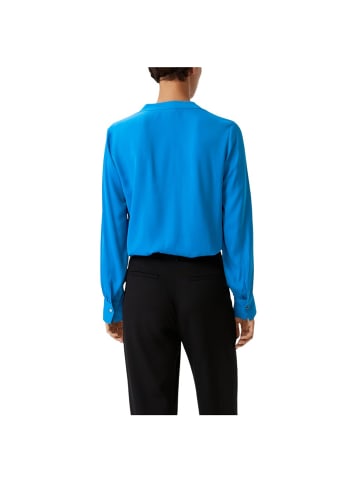 comma Langarmbluse in Blau