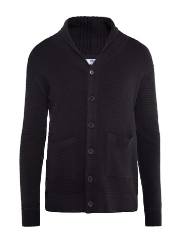 MO Herren Strickjacke in Schwarz
