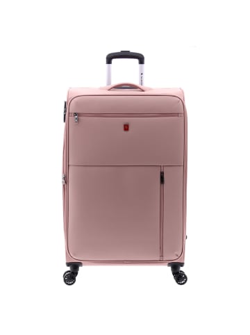 Gladiator 3700 4 Rollen Trolley 78 cm mit Dehnfalte pink