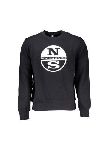 North Sails Schwarz Baumwolle Herren Sweatshirt