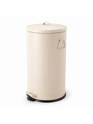 relaxdays Mülleimer in Beige - 40 Liter