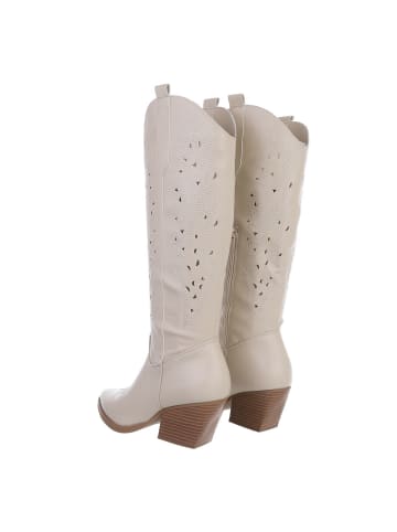 Ital-Design Stiefel in Beige