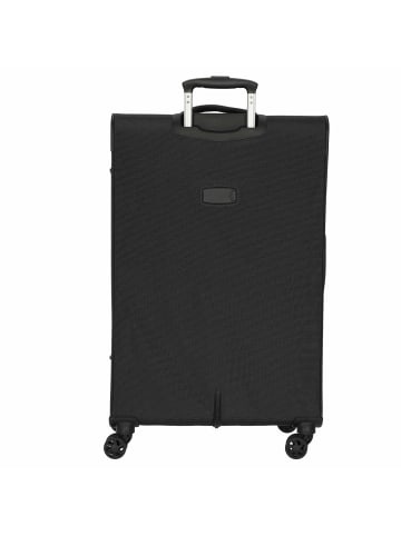 D&N Travel Line 9204 - 4-Rollen-Trolley L 76 cm (schwarz) in schwarz