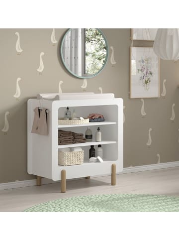 58 aufm Kessel WICKELKOMMODE Karylin 88x54x95 aus MDF in Weiß