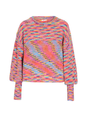 IZIA Damen Pullover in Pink Mehrfarbig