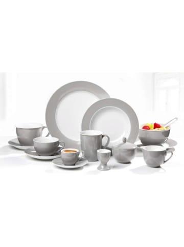 Ritzenhoff & Breker 6er Set Speiseteller Doppio ø 27 cm in Grau