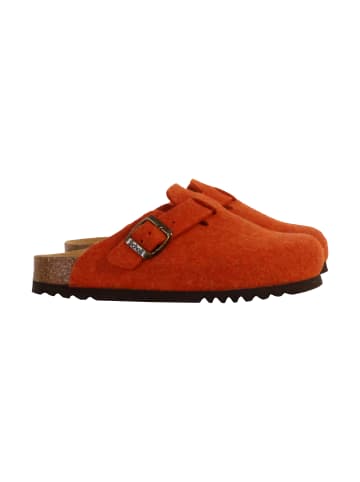 Scholl Fae-Pantoletten aus Leder Orange