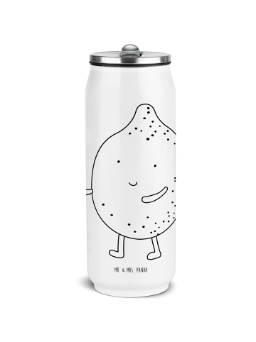 Mr. & Mrs. Panda Trinkflasche Beste Freunde Zitrone ohne Spruch in Weiß