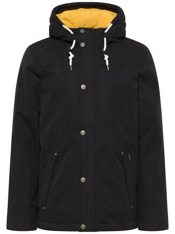 ICEBOUND Herren Wattierte Winterjacke in Schwarz