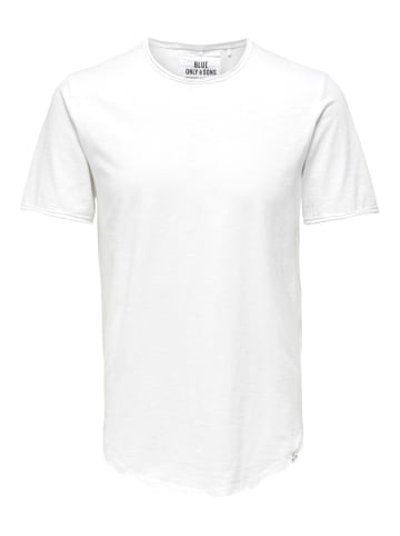 Only&Sons T-Shirt ONSBENNE LONGY in Weiß