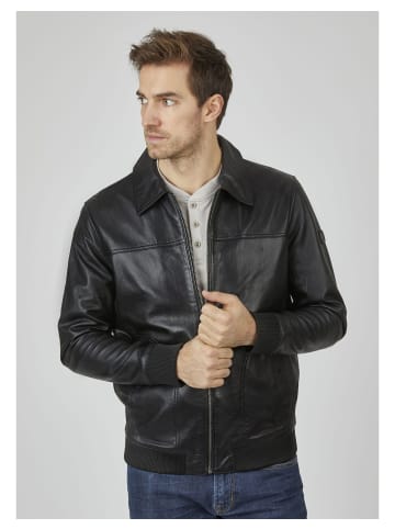 Bugatti Lederjacke Albano in Schwarz