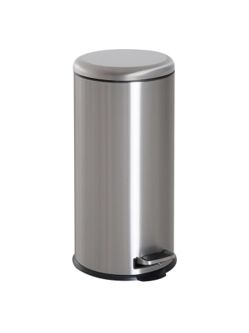 HOMCOM Treteimer in Silber 29,2L x 29,2B x 62,9H cm