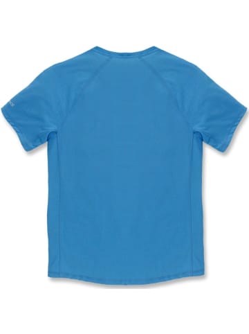 CARHARTT  T-Shirt "Force Pocket S/S 106652" in Blau