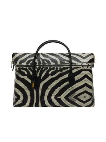 faina Women Tote Bag in Black White