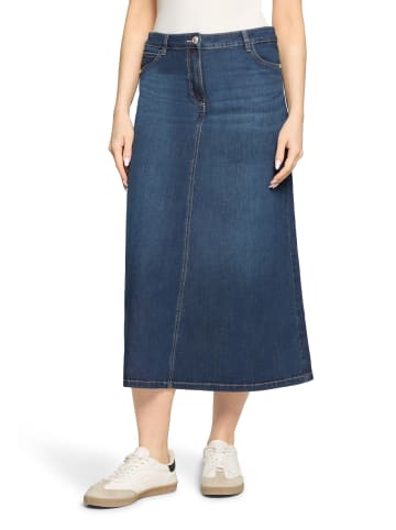 Betty Barclay Jeansrock mit Waschung in Dark Blue Denim