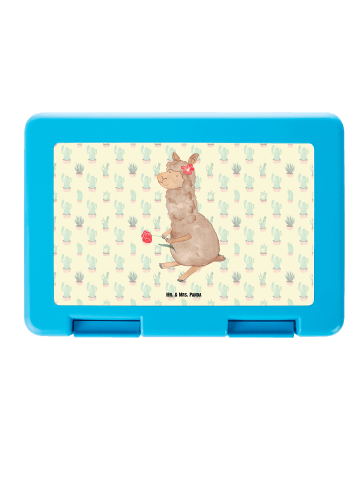 Mr. & Mrs. Panda Bentobox Alpaka Blume ohne Spruch in Kaktus Grün