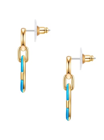 Lulu & Jane Ohrringe aus Metall-Legierung in gelbgold