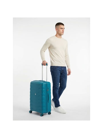 Roncato Skyline 2.0 Neon 4 Rollen Trolley 70 cm blu laguna